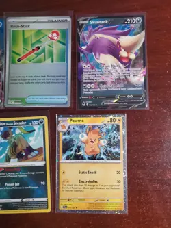 Pokemon 5 Card Lot Holos EX, V And Rare Cards , Great Value Set Building Lot21 - Image 3