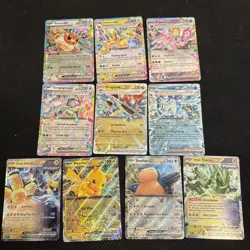 Pokemon TCG Scarlet & Violet Prismatic Evolutions Ex Card Lot Of 10 - Image 1