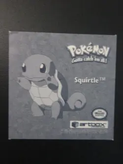 SQUIRTLE PR22 POKEMON ARTBOX STICKER HOLO PRIZM SERIES 1 1999 NM - Image 2