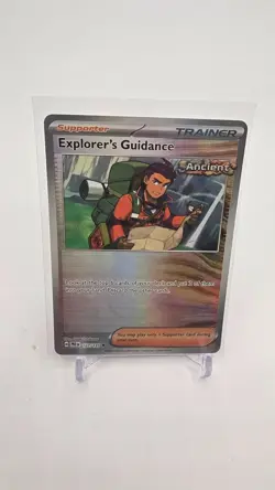 POKEMON TCG SV PRISMATIC EVOLUTIONS EXPLORER GUIDANCE 107/131 POKE BALL HOLO NM - Image 1