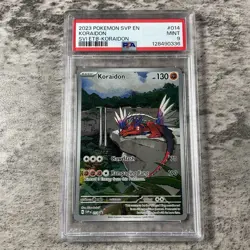 Pokemon Koraidon #014 Scarlet & Violet ETB Promo PSA Mint 9! - Image 1