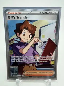 Pokemon TCG Bill's Transfer 194/165 Sv: Scarlet & Violet 151 Ultra Rare Full Art - Image 1