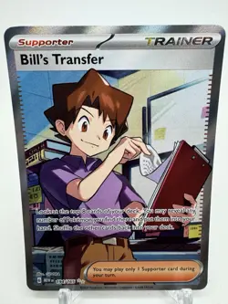Pokemon TCG Bill's Transfer 194/165 Sv: Scarlet & Violet 151 Ultra Rare Full Art - Image 3