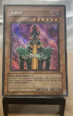 YuGiOh Jinzo PSV-000 Secret Rare *RARE Condition* - Image 2