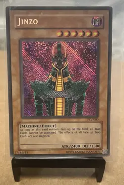 YuGiOh Jinzo PSV-000 Secret Rare *RARE Condition* - Image 3