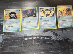 Legend Maker 4 Card Lot Clamperl, Tentacool, Tentacruel, Wailmer Pokemon - Image 1