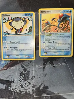 Legend Maker 4 Card Lot Clamperl, Tentacool, Tentacruel, Wailmer Pokemon - Image 2