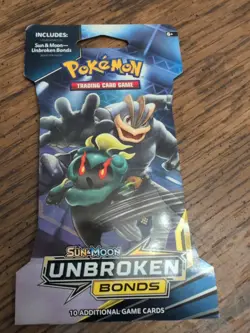 Pokemon TCG Sun & Moon Unbroken Bonds 10 Card Booster Pack, 1 Code Card, Sealed - Image 2