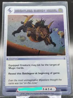 Chaotic Card : Weightless Energy Vessel Turn Of The Tide Rare Battlegear - Image 1