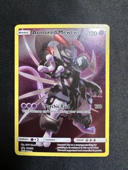 Pokemon Armored Mewtwo SM228 Holo Card Collector's Chest Promo Full Art 🚨STEAL - Image 1