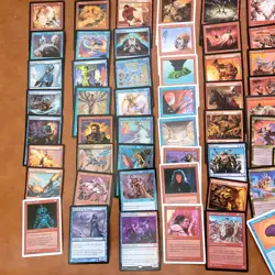 COMMANDER DECK Magic MTG ALL 100 Cards Protection from Colors theme Red Blue Fun - Image 4
