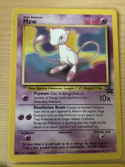Original Pokemon Cards Mew 8 Black Star Promo x4 WOTC 1999/2000 TCG - Image 4