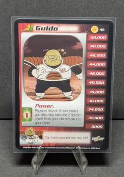 DBZ Dragon Ball Z Guldo 45, 46, 47 Personality Set Lv1-3 Cards Unlmited MP,LP,LP - Image 4