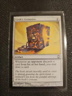 MTG Geth's Grimoire Darksteel 123/165 Regular Uncommon LP / NM - Image 1