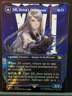MTG Final Fantasy - Jill, Shiva’s Dominant R0523 Surge Foil - NM/M Warden of Ice - Image 1