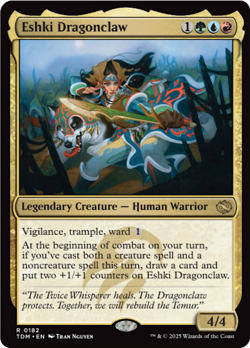 Eshki Dragonclaw [Tarkir: Dragonstorm] Magic MTG - Image 1