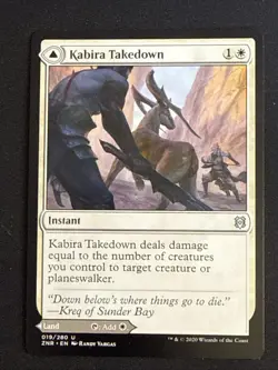1x Kabira Takedown Kabira Plateau (019) Zendikar Rising LP MTG Magic x1 MKE - Image 1