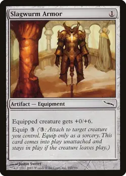 Slagwurm Armor 1x MtG Mirrodin MRD HEAVY PLAYED - Image 1