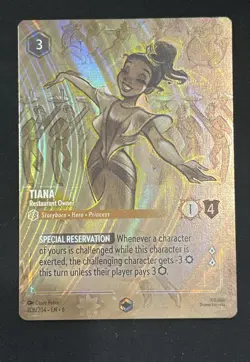 Disney Lorcana Tian Restaurant Owner 206/204 Enchanted Azurite Sea Holo 🔥 - Image 1