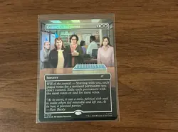 Council's Judgment FOIL Dwight's Destiny Secret Lair Bonus #7041 The Office MTG - Image 1
