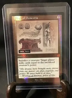 Altar of Dementia ~ Serialized Foil 069/500 Brothers’ War MTG MP ~ OEJ - Image 1