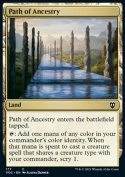MTG Path of Ancestry (177/188) Innistrad Crimson Vow Commander NM - Image 1