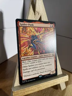 Spider-Punk Rare Regular #0092 2025 MTG Marvel’s Spider-Man NM-MT Look! - Image 3