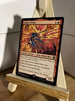 Spider-Punk Rare Regular #0092 2025 MTG Marvel’s Spider-Man NM-MT Look! - Image 4