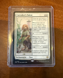 MTG Magic the Gathering Caretaker's Talent Bloomburrow Regular - Image 1