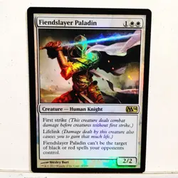 FIENDSLAYER PALADIN (FOIL) --- MTG -- MAGIC 2014 --- NM - Image 1