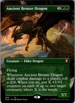 Magic | CLB | Ancient Bronze Dragon (Borderless) | 369 | NM - Image 1