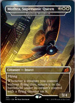 Magic | IKO | Mothra, Supersonic Queen - Luminous Broodmoth | 371 | NM - Image 1