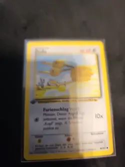 Pokemon TCG German Doduo Base Set 48/102 Regular 1st Edition Common - Image 1