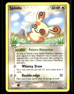 Pokemon TCG Spinda 26/92 Legend Maker Regular Rare - Image 1