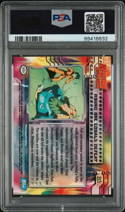 1999 TOPPS POKEMON THE MOVIE EDT ROUND ONE EQUALS DEFEAT MOVIE EDITION PSA 10 - Image 2