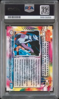1999 TOPPS POKEMON THE MOVIE EDT #25 MOVIE EDITION PSA 8 - Image 2