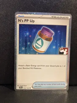 Play! Pokemon Prize Pack 7 Journey Together Cosmo Holo 153/159 N's PP Up - NM - Image 1