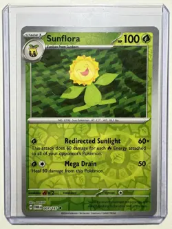 Sunflora 007/167 Reverse Holo Scarlet & Violet: Twilight Masquerade Pokemon TCG - Image 1