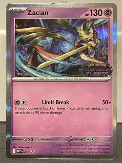 Zacian - Pokemon Phantasmal Flames Promo 015 - Holo - Stamped Promo - LP - Image 1