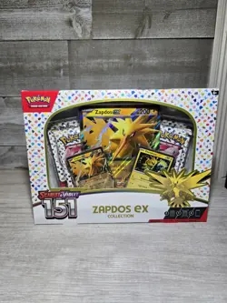 Pokemon 151 Zapdos EX Collection New Sealed TCG - Image 1