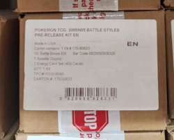 Pokemon TCG Battle Styles Booster Box Build Battle Display Kit Prerelease Sealed - Image 1