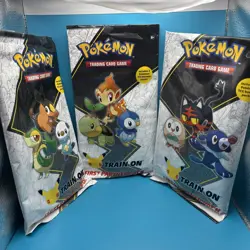(3) Pokemon TCG First Partner Pack - Alola, Sinnoh, & Unova - 6 Booster Packs - Image 1