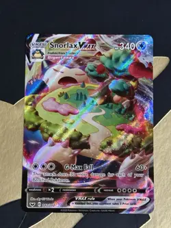 2020 Pokemon Sword And Shield 142 Full Art/snorlax Vmax NM Pack Fresh - Image 1