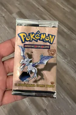 1999 Pokemon 1st edition Fossil Booster Pack Factory-Sealed 21.01 Grams - Image 1