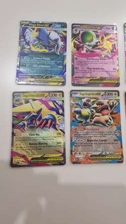 Pokemon TCG Mega Evolution Double Rare Ex Bundle Full Set 10 Mint - Image 2