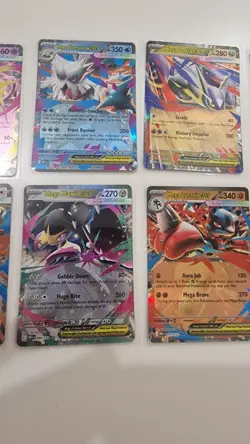 Pokemon TCG Mega Evolution Double Rare Ex Bundle Full Set 10 Mint - Image 3