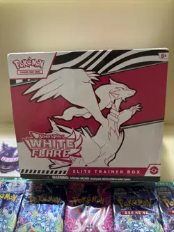 Pokemon White Flare ETB Elite Trainer Box + 6 Bonus Booster Packs Japan/Korean + - Image 2