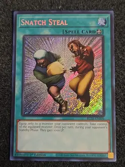 Yugioh! Snatch Steal - BLTR-EN096 - Secret Rare - 1st Edition Near Mint, English - Image 1