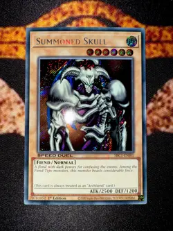 🔥YUGIOH • SUMMONED SKULL • SECRET RARE • SBC1-ENI01 • 1st EDITION • NM🔥 - Image 5
