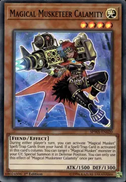 Magical Musket Calamity EU 1st Ed Super Rare SPWA-EN020 Yu-Gi-Oh! - Image 1